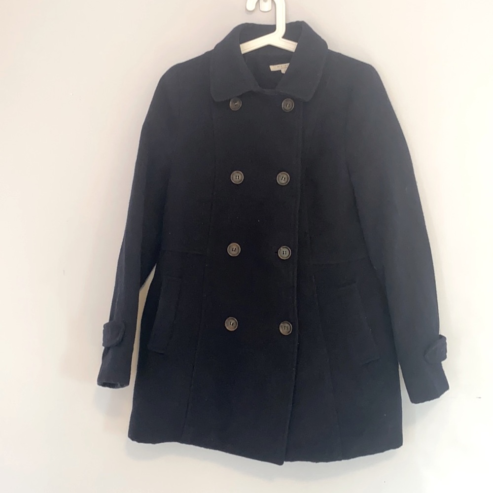 Navy peacoat